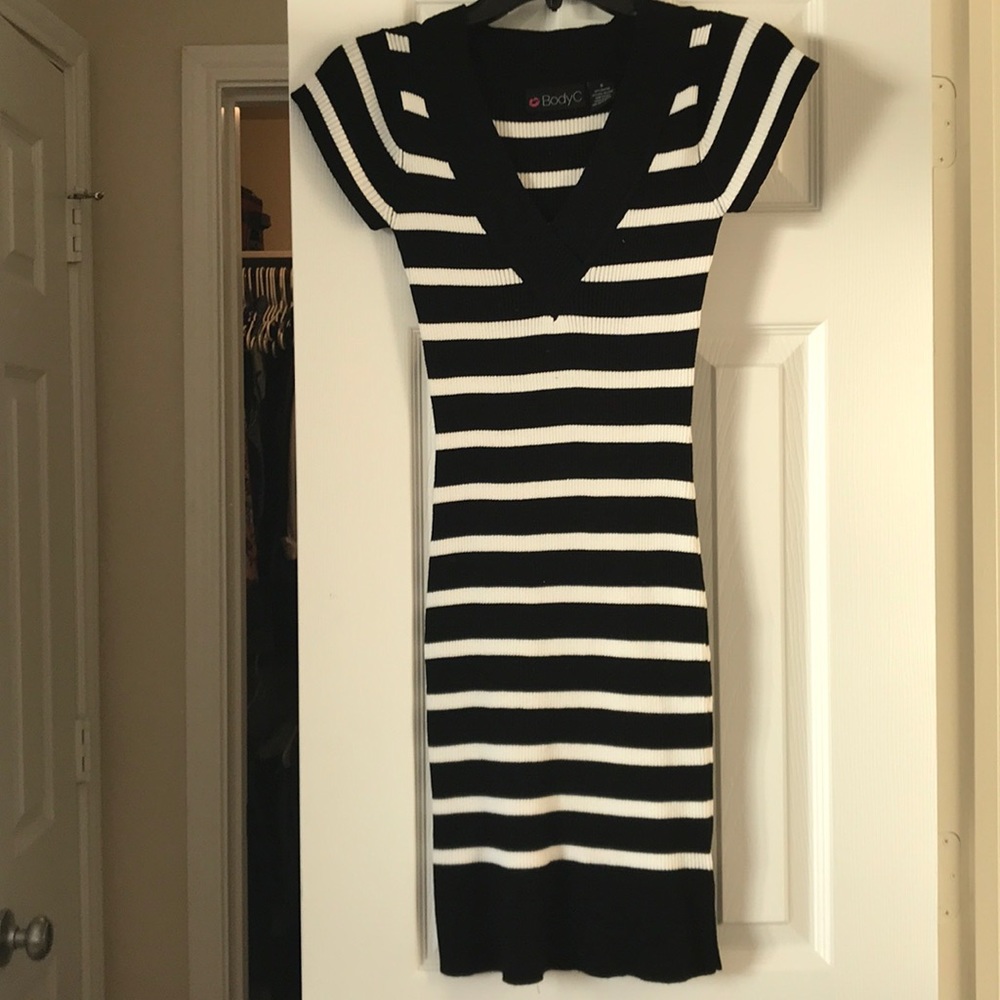 Striped Sweater Dress